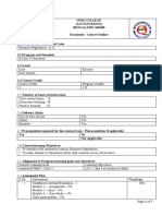 Business Regulations Course Outline - VI Sem BCom