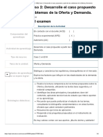 Examen - (APEB1-15%) Caso 2 - Desarrolle El Caso Propuesto A Partir de Los Subtemas de La Oferta y Demanda