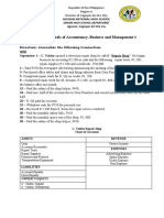 Fundamentals of Accountancy, Business and Management 1