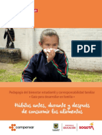 Guía 4. Hábitos Antes, Durante y Después de Consumir Alimentos