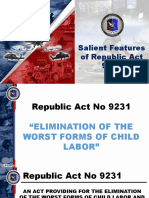 Salient Features of Republic Act 9231