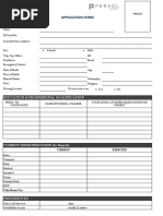 Candidate Application Form