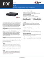 Dh-Xvr4116Hs-I: 16 Channel Penta-Brid 720P Compact 1U 1Hdd Wizsense Digital Video Recorder