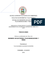 Escuela Superior Politécnica de Chimborazo Facultad de Informática Y Electrónica Escuela de Ingeniería en Electrónica Telecomunicaciones Y Redes