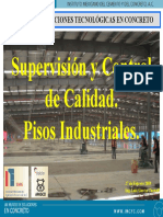 Supervisión y Control de Calidad. Pisos Industriales.