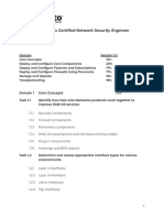 Palo Alto Networks Certified Network Security Engineer (Pcnse) Exam Blueprint