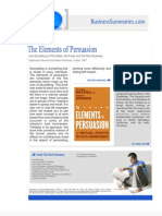 The Elements of Persuasion