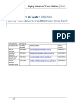 Piping Failure in Water Utilities