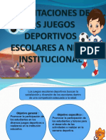 Diapositivas de Orientaciones Deportivas