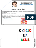 Lapbook Dia Da Água