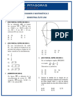 Examen 3 Matemática 2