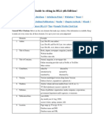 Quick Guide To Citing in MLA 9th Edition!