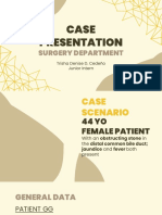 Surg Case - DR Paner