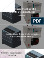 Comunicação Modbus TCP S71200 X CompactLogix