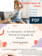 La Valoración y El Informe Pericial en Juzgados de Familia