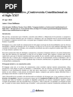 Lenguaje Inclusivo Controversia Constitucional en El Siglo Xxi