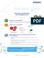 Resuelvo Problemas Multiplicacion