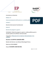 Módulo 14 Internacionalización Del Derecho en Su Ámbito Público Unidad 2