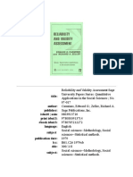 Edward G. Carmines, Richard A. Zeller - Reliability and Validity Assessment, Volume 17-SAGE (1979)