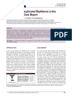 A Child With Complicated Diphtheria in This Vaccine Era: A Case Report