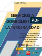 El Plan de Empresa. Plan de Empresa Servicios A Domicilio para La 3a Tercera Edad