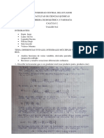 Ejercicios Diferencias Totales, Integrales Múltiples y Edos Rda