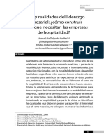 Mitos y Realidades Del Liderazgo Empresarial - ¿Cómo Construir Al Líder Que Necesitan Las Empresas de Hospitalidad?