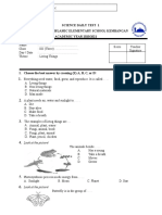 Science Daily Test 1