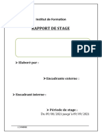 Rapport de Stage