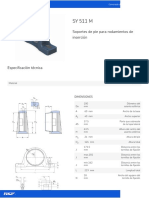 Soportes de Pie para Rodamientos de Inserción: Dimensiones