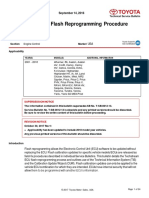 Techstream ECU Flash Reprogramming Procedure: T-SB-0134-16 Rev1 September 14, 2016