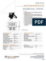 Ampl F 600L WH Nb-A2 TG SD: LED Floodlight Luminaire "AMAZE PLUS"