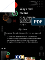 Business Finance - Investment Risk