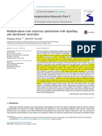 Multiple-Phase Train Trajectory Optimization With Signalling and Operational Constraints