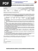 Formato Acta de Compromiso Rendimiento y Comportamiento