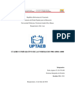 Cuadro Comparativo Normas Iso Paola Aguero