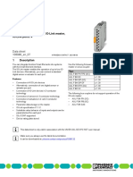 Axl Se Iol4: Axioline Smart Elements, IO-Link Master, IO-Link Ports: 4