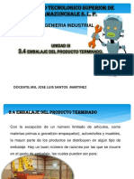 3.4 Embalaje de Producto Terminado