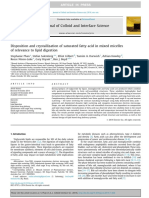 Disposition and Crystallization of Saturated Fatty Acid in Mixed Micelles of Relevance To Lipid Digestion