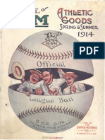 1914 D&M Spring/Summer Athletic Equipment Sporting Goods Catalog