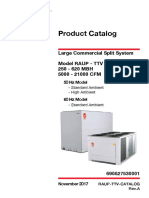 RAUP THA Commercial R22, R407C 250-6000 MBH 50, 60 HZ Product Catalogue