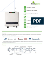 Thinkpower Data Sheet Turtle Single Phase 1kw-6kw (OL)