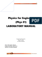 Physics For Engineers (Phys E1) Laboratory Manual