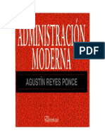 Reyes P. A (2007) Administración Moderna, LIMUSA