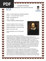 Biografía de William Shakespeare