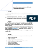 OrientaÃ Ã Es para o Desenvolvimento Do Trabalho de Engenharia EconÃ Mica - PPGEP - 2022 - 1