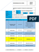 Cronograma de Proyectos Agroindustriales