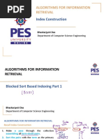 Algorithms For Information Retrieval: Index Construction