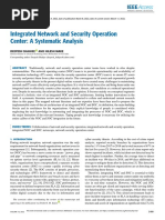 Integrated Network and Security Operation Center: A Systematic Analysis