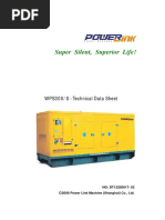 Super Silent, Superior Life!: WPS300/S - Technical Data Sheet